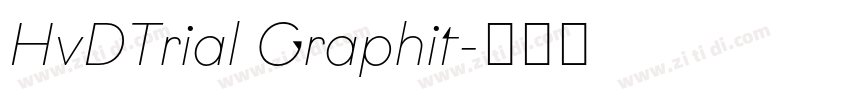 HvDTrial Graphit字体转换
